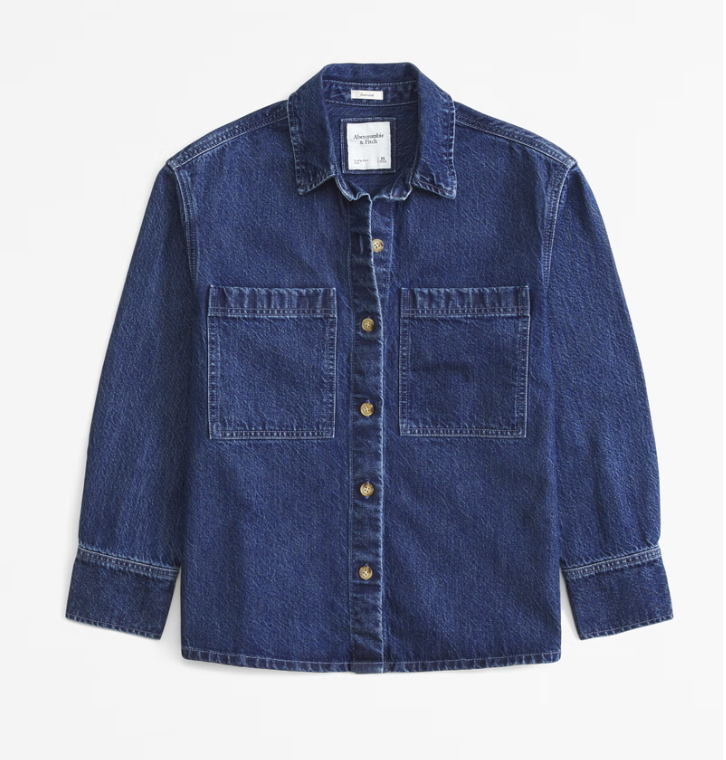 abercrombie denim shirt for fall