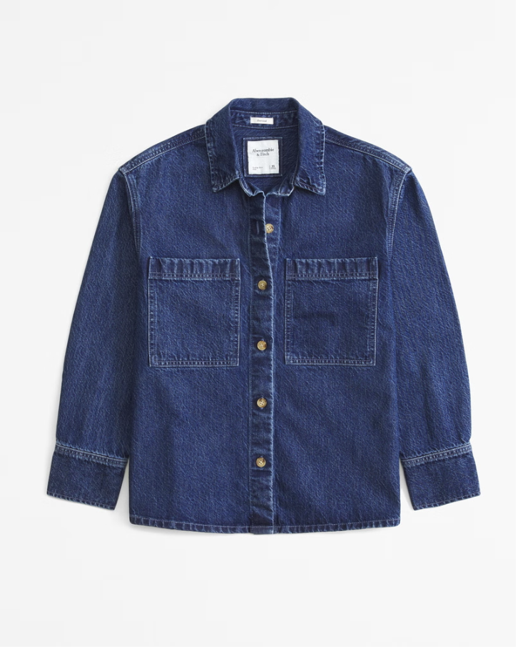 abercrombie denim shirt for fall