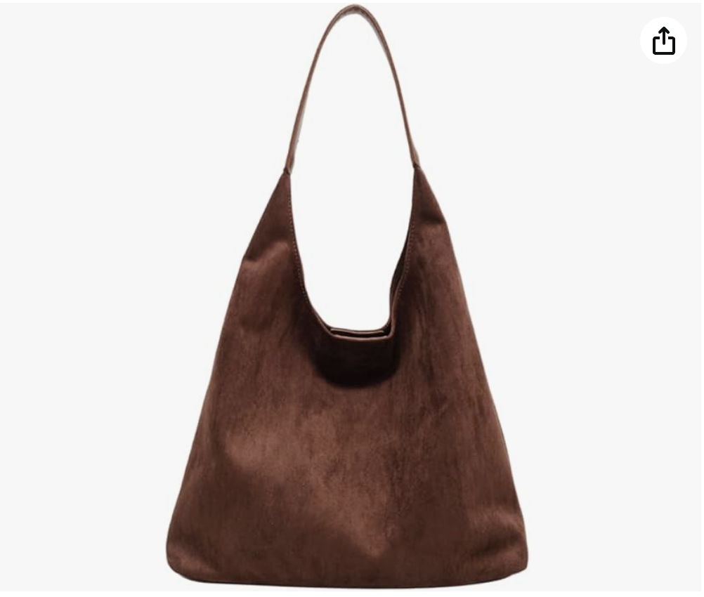 brown suede bag for fall